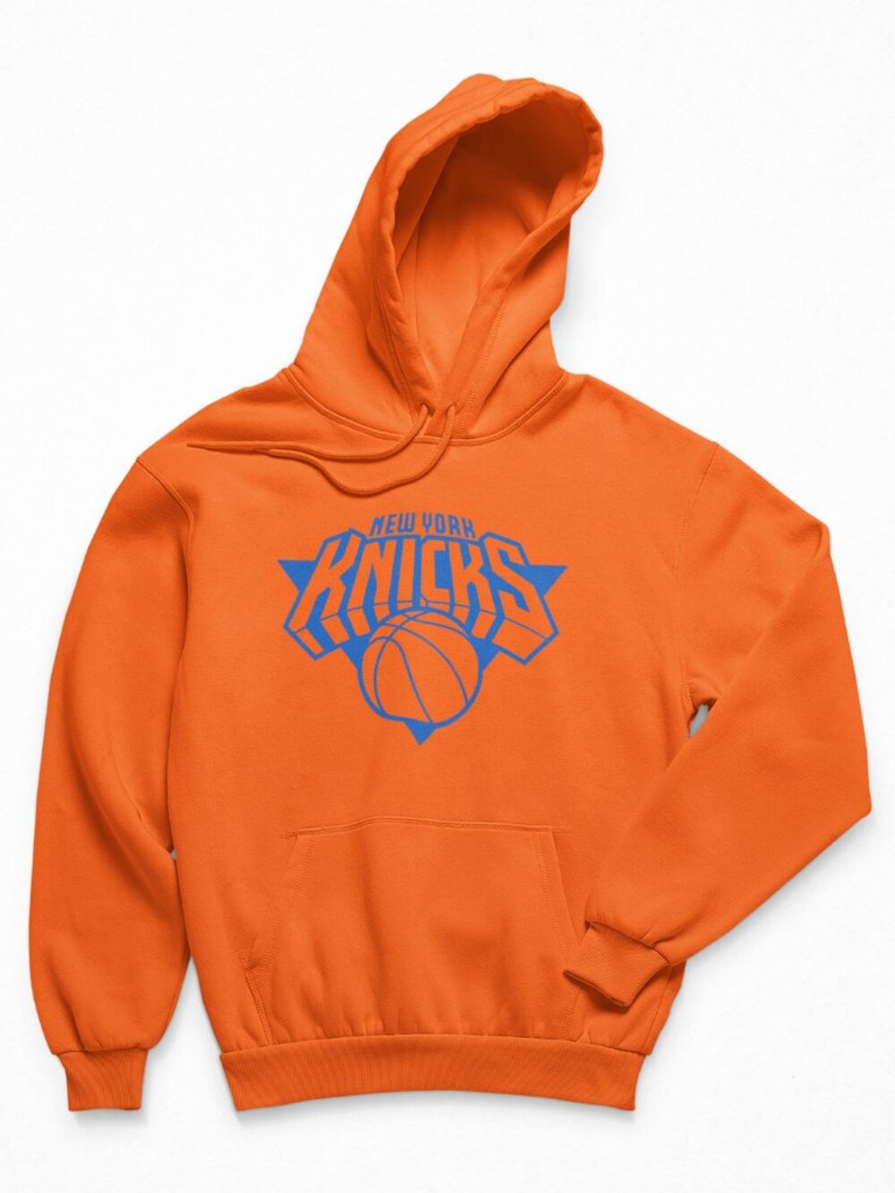 NEW York Knicks Monochrome Team Color Pop Pullover Fleece Hoodie ORANGE